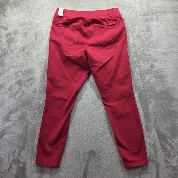 Torrid Jeans Womens 0R Red Lean Jean Skinny Stretch Denim Plus Size Red - Picture 2 of 10